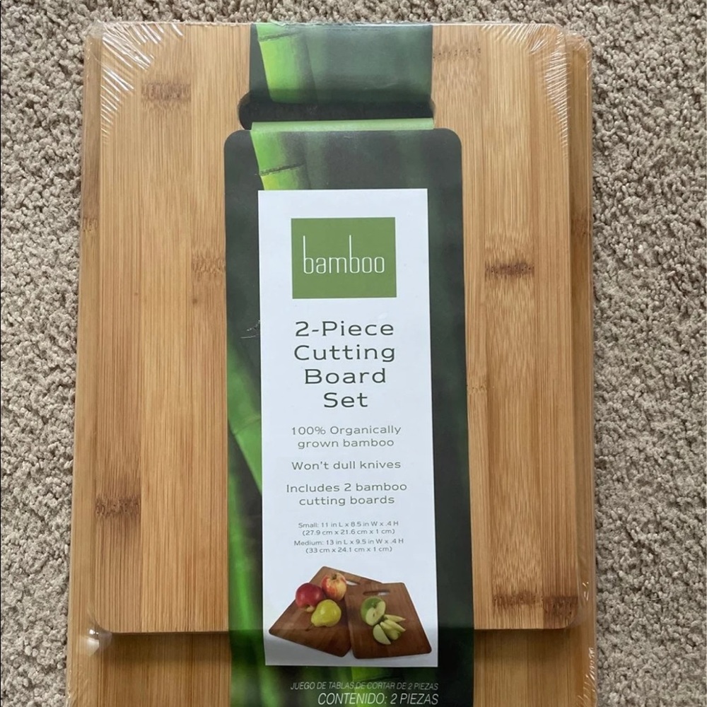 2 piece cutting board set